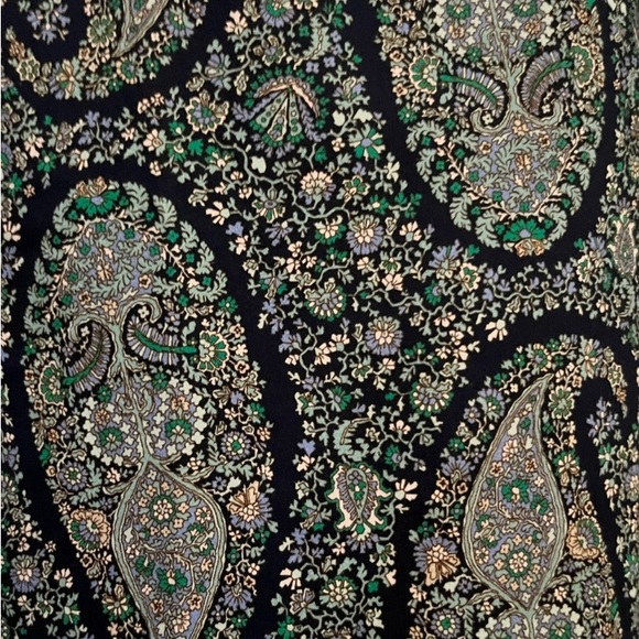 NWT J. Crew Paisley Cotton Stretch Sateen Pencil Skirt Size 6 - Picture 9 of 13